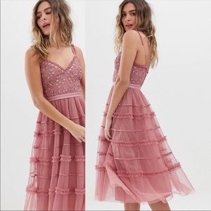 Pink/Coral Needle & Thread Dress